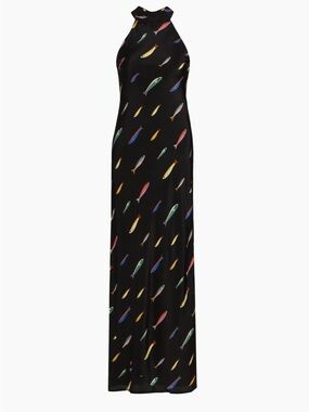staud nic silk maxi dress STAUD Nic Silk Maxi Dress